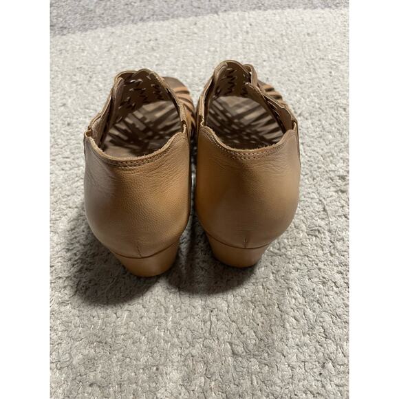 Chocolate Blu Tide Strappy Sandals Womens Sz 7 Shoes Leather Tan Brown Gladiator - Picture 5 of 12